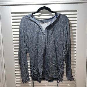 Style & Co long sleeve hooded shirt